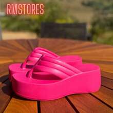 SSV Silva Platform Sandal: Elegance And Comfort In Every Step - Màu Hồng Tươi - Xem 1