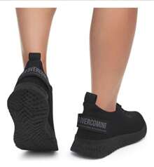 Gym Walking Shoes Sporty Comfortable Cheap Lightweight - màu đen - Xem 4