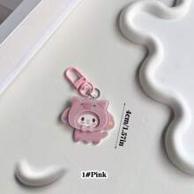 1 件 KT 猫钥匙扣、旋律钥匙扣、健身包吊坠、Kuro Mi 动漫配饰、手机挂饰、汽车钥匙扣、背包吊坠、亚克力包挂饰、万圣节礼物