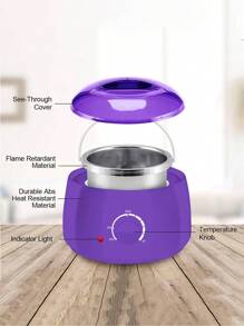 Wax Heater Machine Kit For Hair Removal Depilatory Epilator Wax Warmer Waxing Beans Heating Wax-Melt Pot Full Body Hair Remove