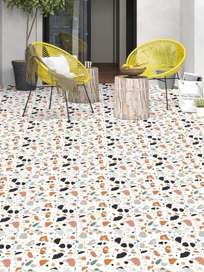 9 piezas Pegatinas de piso con patrón de mármol, papel tapiz de vinilo autoadhesivo, pegatinas de azulejos de piso removibles para decoración del hogar, dormitorio, sala de estar, comedor, decoración de pared y renovación del hogar, disponible en tres tamaños de papel tapiz de vinilo: 7.87x7.87/11.81X11.81 pulgadas Azulejos de piso Piso Azulejos autoadhesivos Pegatinas de piso Pegatinas Decoración de sala de estar Decoración de habitación Cocina