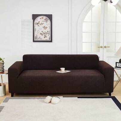 1 Vỏ bọc ghế sofa Jacquard, Vỏ bọc ghế sofa ngắn bằng vải nhung mềm mại cho phòng khách, Vỏ bọc ghế sofa co giãn, dày dặn, chống trượt cho phòng khách, phòng ngủ, ngoài trời, bảo vệ ghế sofa khỏi vết bẩn do thú cưng, vỏ đệm ghế sofa 4 mùa cho ghế sofa chữ L, ghế đơn, ghế tựa và ghế sofa 1/2/3/4 chỗ ngồi, có thể tháo rời và giặt máy.