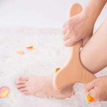 鱼尾形木制按摩器，全身肌肉按摩，多功能身体不同部位按摩，适合家庭使用 - 彩色 - 查看 3