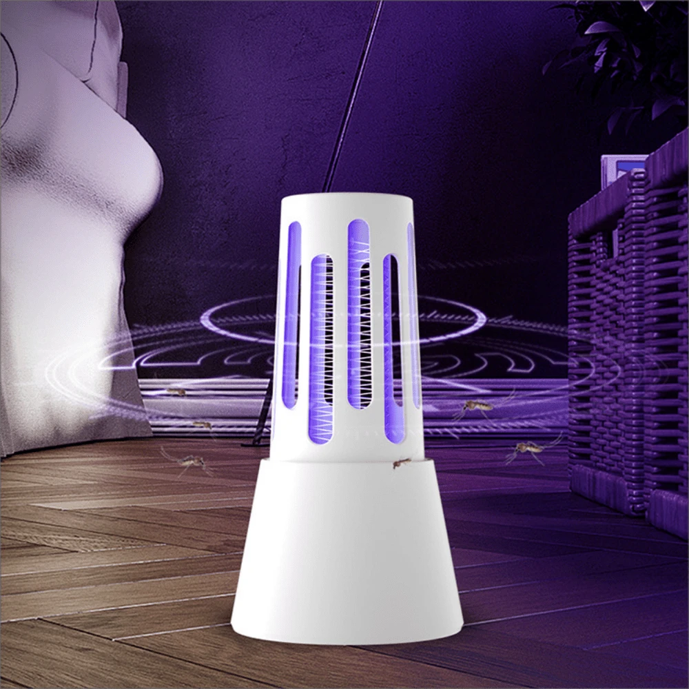 1Pc Quiet Electric Mosquito Repellent Lamp NonRadiative, PlugIn Bug