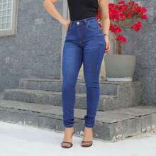 Kit Of 3 Women's Pants Wholesale Fashion Premium High Waist - 藍色 - 查看 3