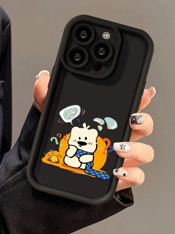 Cartoon Bear Printed Phone Case, Compatible With IPhone 16/16 Pro Max, IPhone 15 XR/7/8, IPhone 15 Pro Max, IPhone 12 Pro Max/13 Pro Max/14 Pro Max, IPhone 13/14/11/12P/14P, 11P, 12P, And Galaxy A12 A14, A23, A33, A72, A52 S22, S23FE, S23 Ultra, S22 Ultra, S24 S24 Ultra 5G, Redmi 11, Redmi Note 12 Redmi 13 Lite, Redmi Phone Covers