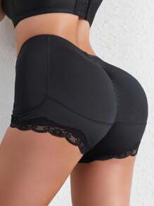 Women Padded Butt Lifting Shapewear Shorts, High Waisted Elegant Tummy Control Panties, Sculpting Smoothing Hip Enhancing Briefs