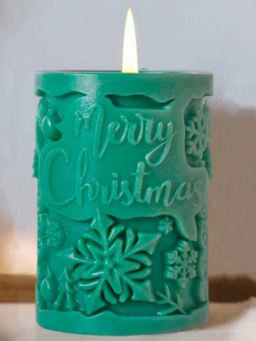 Christmas Holiday Scented Candle Silicone Molds, Pine Tree
