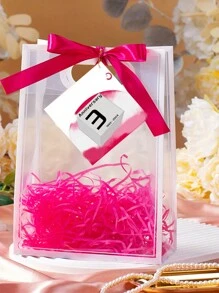 20pcs/10pcs/5pcs/1pc Clear Gift Bags, Suitable For Snacks, Candies, Beverages, Beach Accessories, Ideal For Weddings, Birthdays, Festivals, Parties, Camping, Great Gifts For Women, Moms, Teachers, Friends, Bridesmaids, Students, Back-To-School, Large Capacity, Travel Totes, Weekend Trips, Daily Gifts For Friends, Packaging Bags - Multicolor - View 7