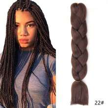 合成大号编织发渐变色大号辫子接发 1 件，适用于扭纹钩编编织发耐热高温纤维 24 英寸，万圣节角色扮演装扮时尚派对圣诞新年礼物