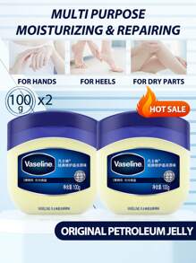 Vaseline 2 X 100g Shih Lin 原装修复凡士林 | 100% 白皙肌肤保护剂 | 原装可缓解皮肤干燥，保护轻微割伤，皮肤科医生推荐，锁住水分 - 100g*2/200g - 查看 6