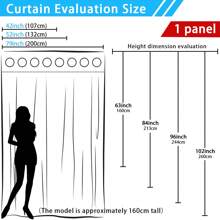 1片冬季保溫隔熱窗簾,保暖,降噪,防風,現代家居裝飾門簾窗簾間隔加厚簾 - 深灰色 - 查看 2