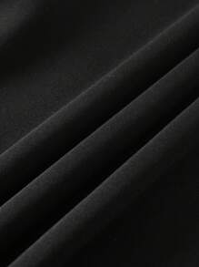 Customized Women's Fashion Hooded Sweatshirt - Add Your Own Design (Family Photo Available) To Create Your Personalized Printed Sweatshirt - Black - View 6