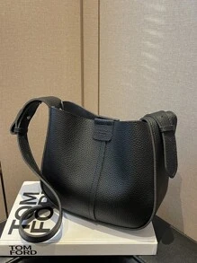 Fashionable Large Capacity Solid Color Crossbody Bag, Suitable For Daily Commute And Travel