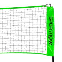 SPORTNOW Portable Badminton Set, 5M Multi-Sports Badminton Net For Pickleball Volleyball With 3 Shuttlecocks, 4 Rackets, For Indoor Outdoor, Garden, Beach - Black - View 8