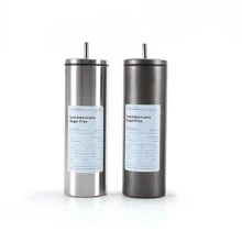 600ML不锈钢冰美式咖啡杯水瓶吸管杯带盖咖啡杯简约时尚冰美式咖啡杯办公室用 - 彩色 - 查看 4