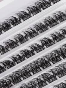 Lash Clusters DIY Eyelash Extensions 100 Clusters Wispy Individual False Eyelashes Crling Thick Fluffy Eyelash Clusters,Personalized UNatural Reusable False Eyelashes,Lash Extension Kit,Foxy Eye Lifting Look Eyelash Extension Kit Cluster Eyelash To Lengthen And Volumize The Outer Corner Of Your Eye Beauty Makeupfor Everyday Use Travel, For Parties Or Gift For Women&Girls - C - 查看 8