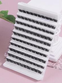 Lash Clusters DIY Eyelash Extensions 100 Clusters Wispy Individual False Eyelashes Crling Thick Fluffy Eyelash Clusters,Personalized UNatural Reusable False Eyelashes,Lash Extension Kit,Foxy Eye Lifting Look Eyelash Extension Kit Cluster Eyelash To Lengthen And Volumize The Outer Corner Of Your Eye Beauty Makeupfor Everyday Use Travel, For Parties Or Gift For Women&Girls - C - 查看 6