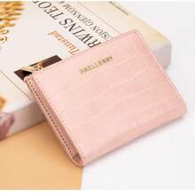 鳄鱼皮纹理小钱包 多功能优雅拉链零钱包 女士礼物 Bresmas 卡夹 卡夹 钱包 名片夹 信用卡夹 身份证夹 卡片夹 女士 女士钱包 迷你钱包 钱包 钱包 卡片钱包