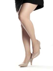 Stiletto con tacon delgado mediano - Beis - Ver 4