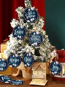 10 đồ trang trí Giáng sinh lễ hội - Đồ trang trí ngày lễ đa năng cho cây thông, phòng và văn phòng - Không cần điện, Thiết kế dễ treo, Đồ trang trí Giáng sinh - Nhiều màu - Xem 5