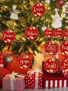 10 đồ trang trí Giáng sinh lễ hội - Đồ trang trí ngày lễ đa năng cho cây thông, phòng và văn phòng - Không cần điện, Thiết kế dễ treo, Đồ trang trí Giáng sinh - Nhiều màu - Xem 2