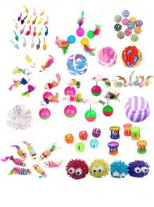 猫/狗爱好者礼物和狗/猫妈妈爱宠物不倒翁老鼠玩具猫爱好者和猫妈妈爱玩具玩具猫爱好者和猫妈妈爱玩具玩具 - 彩色 - 查看 11