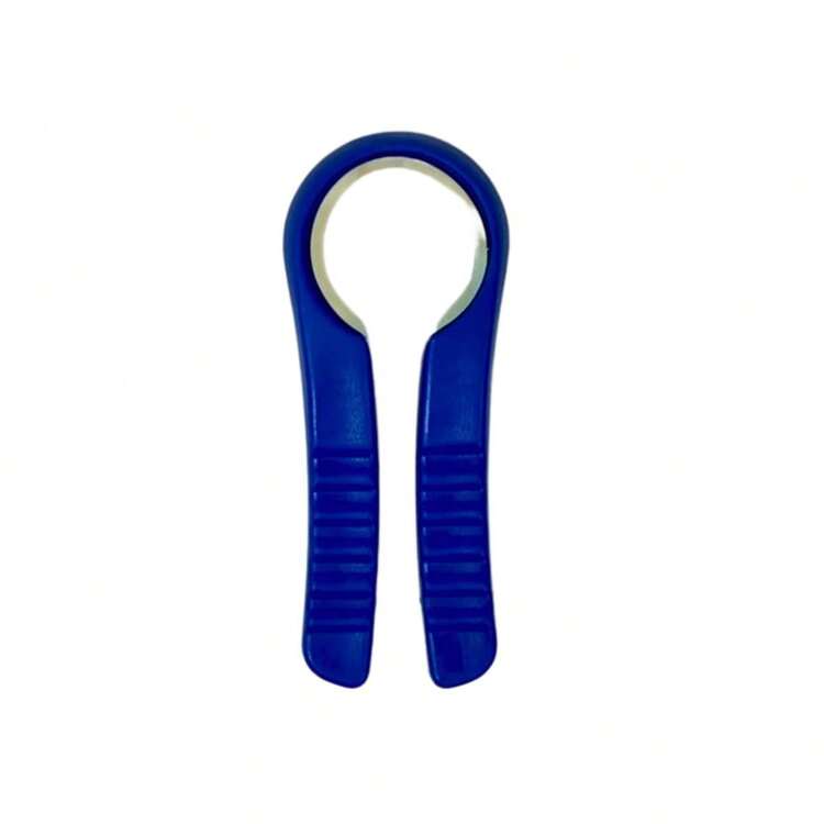 Glass Jar Bottle Lid Opener Opens Easy - Blue - View 1