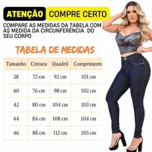 Kit 2 Calças Feminina Jeans com Elastano (Lycra) Cintura Alta Levanta Bumbum Skinny
