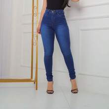 Kit Of 3 Women's Pants Wholesale Fashion Premium High Waist - 藍色 - 查看 6