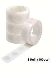 500个/300个/200个/100个双面胶点透明可移除气球胶带胶水适用于DIY婚礼生日派对装饰返校情人节 - 彩色 - 查看 12