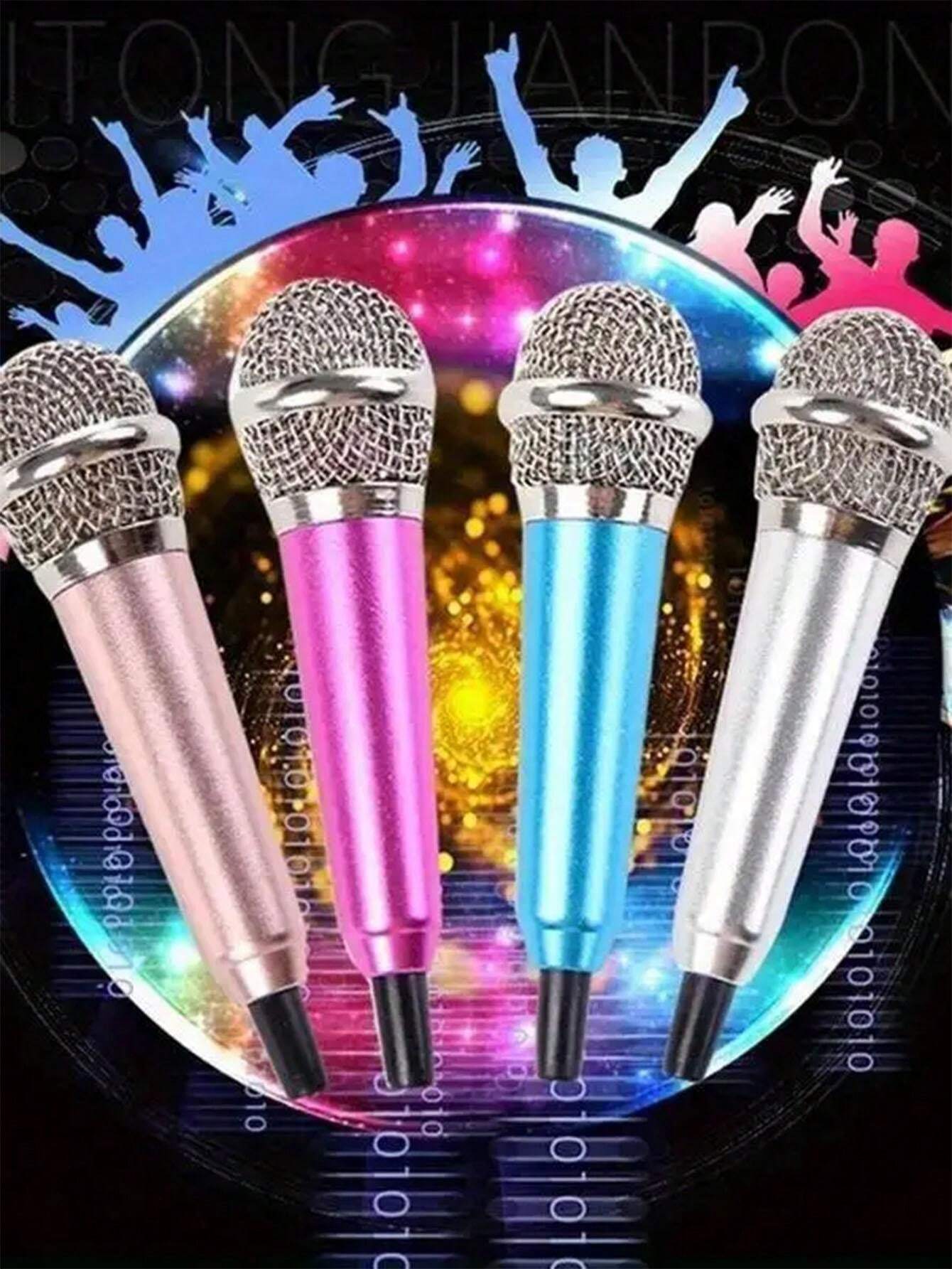 1pc Mini Portable Microphone For Voice/Instrument Recording, Suitable