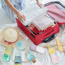 3 件装/5 件装/8 件装硅胶瓶套，男女旅行必备品，旅行装洗漱用品，邮轮必备品，行李配件，旅行必备品，防漏弹性套 - 彩色 - 查看 6