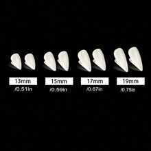 Best-Selling Halloween Vampire Zombie Fake Teeth, Small Fang Horror Costume Props Teeth Gel, Makeup Masquerade Dentures, Fake Teeth Props For Role-Playing And Party Events - Multicolor - View 6