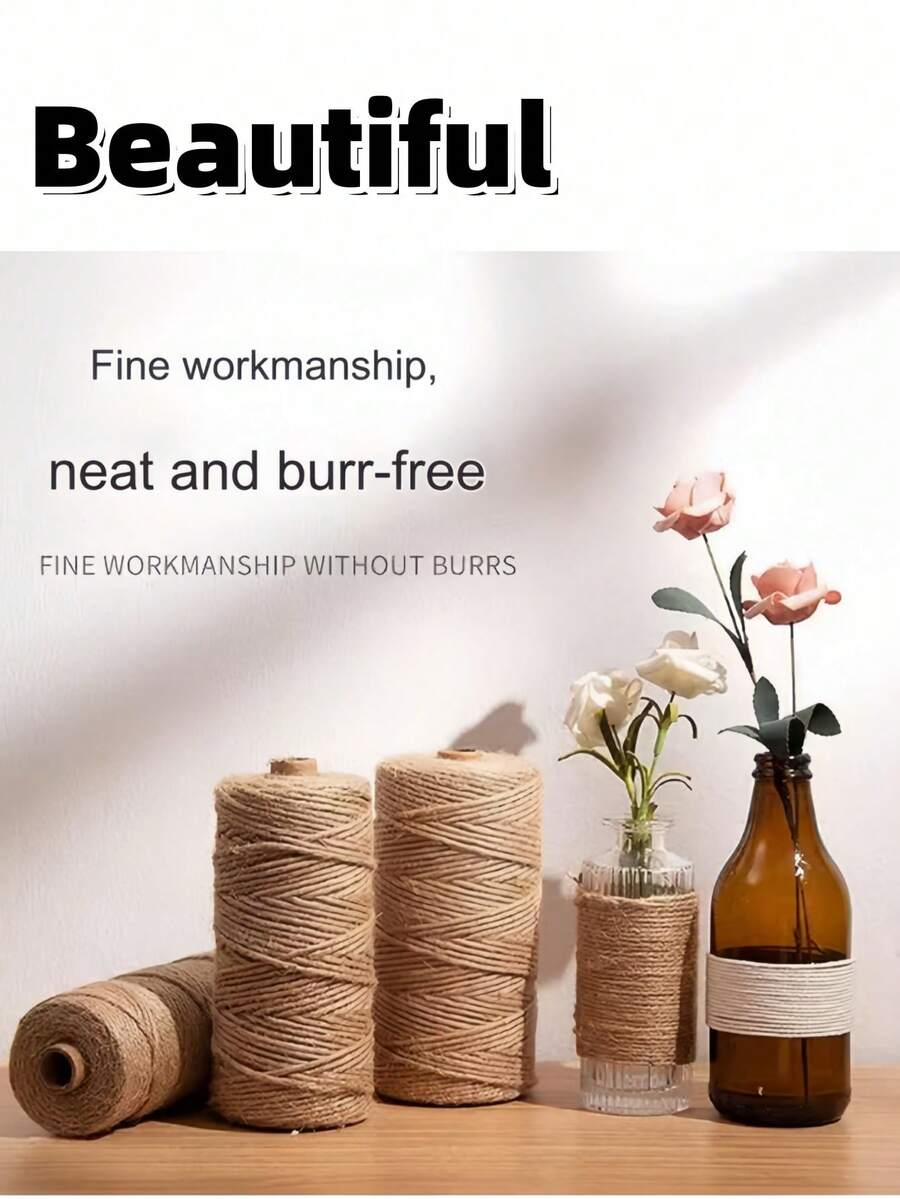 Jute Rope DIY Decoration Retro Thick Rope Cat Scratching Rope Lamp Cord