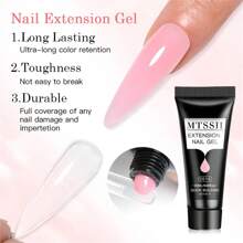 Mtssii 8PCS 20ml Poly Extension Nail Gel Acrylic Extension Builder Gel For Manicure Hybrid Varnishes Temperature Change Crystal Nail Gel Nails - 彩色 - 查看 7