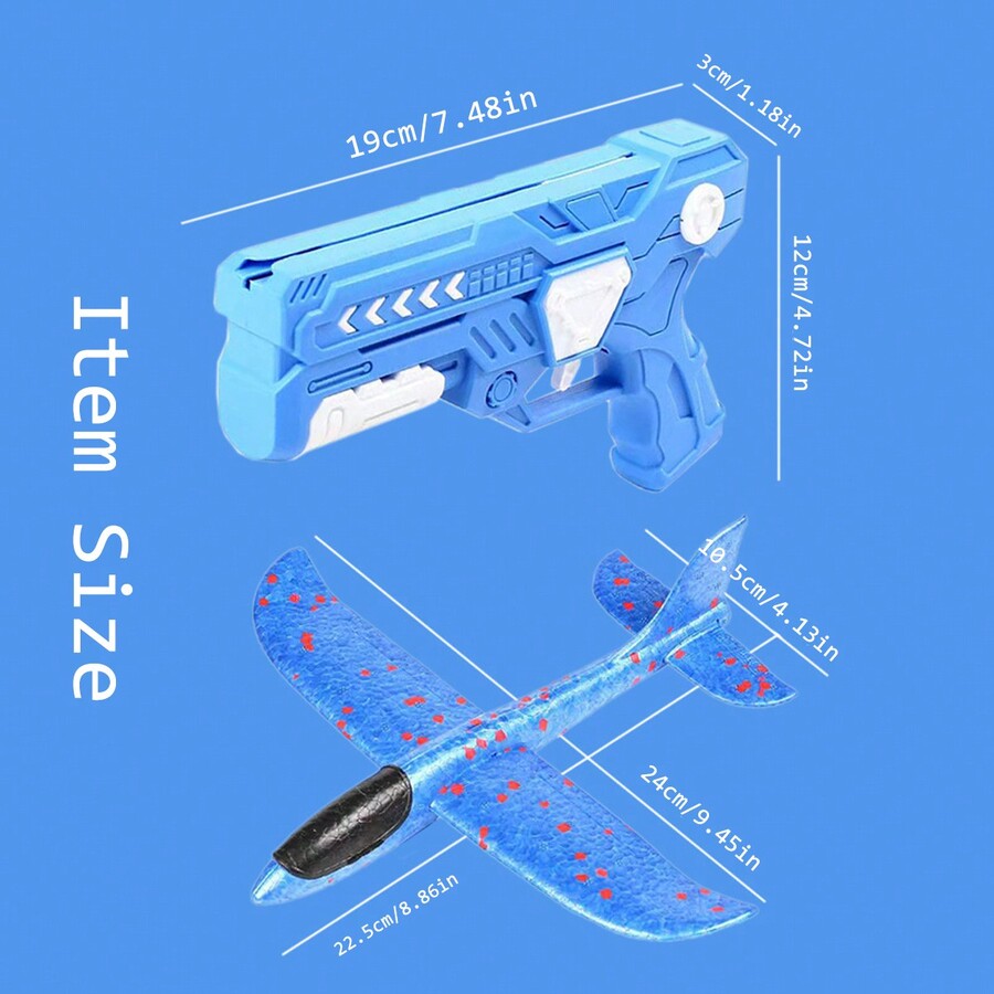 2024 New Foam Airplane Launcher Toy, Catapult Plane Toy, Outdoor