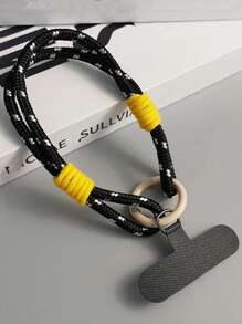 1 dây đeo cổ tay bằng nylon sáng bóng cho điện thoại, dây treo điện thoại chống mất - Nhiều màu - Xem 11