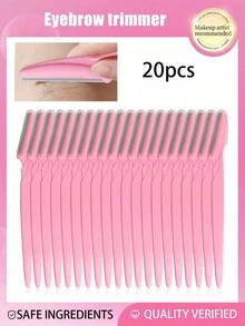 Eyebrow Shaving Razor Set, Exfoliating And Dermabrasion Tool, Face And Body Hair Trimmer, Long-Handled Eyebrow Shaper