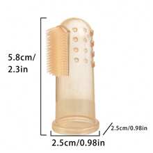 Pet Finger Toothbrush Pet Toothbrush Silicone Toothbrush Puppy Cat Finger Set Brush Finger Pet Toothbrush Small Size Suitable For Dogs And Cats