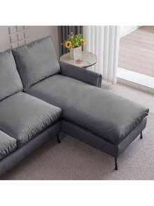 [VIDEO] Provided]81"Modern Sectional Technical Leather L-Shaped Sofa Couch With Reversible Chaise Lounge,ModernMingle