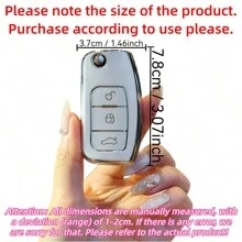 One-Piece TPU Folding Car Key Cover, Suitable For Focus 2, C-Max, Ecosport, S-Max, Fusion, Mondeo And Other Models, Protects Your Keys. - Multicolor - View 11