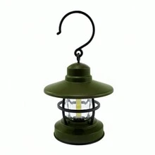 1 đèn cắm trại phong cách cổ điển, đèn khẩn cấp mini cầm tay có móc treo, đèn LED tạo không khí cắm trại ngoài trời, đèn treo cắm trại cầm tay chống nước chạy bằng pin, đèn chiếu sáng ngoài trời cho lối đi, sân, hiên - đèn cắm trại - Xem 15
