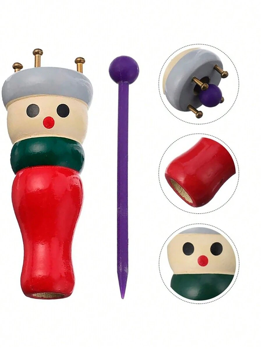 Hand Loom Tricotin Cat Tail ICord Crochet Ornament. SHEIN UK