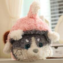 1 件 30 厘米/11.8 英寸可爱可翻转狐狸变哈士奇毛绒玩具，动物变形毛绒玩具，毛茸茸的朋友，可翻转系列，有趣的小雕像，2 合 1 毛绒玩具，生日/节日礼物，家居装饰疗愈用品，汽车配件 - 彩色 - 查看 3