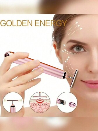 1 件电动面部和颈部按摩器，提拉紧致美容仪，用于除皱