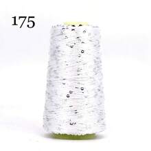 Summer Ice Silk Yarn With Sparkling Beads And Sequins Hair/Scarf Yarn, Diy Hand Crochet Knitting Fine Thread On - Multicolor - View 11