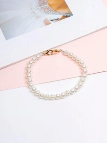 假珍珠串飾手提包帶配件DIY手提包飾品可調式換肩帶時尚耐用