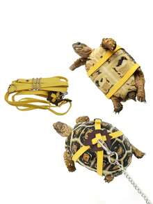 1 dây dắt rùa đi dạo sáng tạo, dây dắt thằn lằn, dây dắt thú cưng nhỏ đi dạo, dây dắt cổ thú cưng, dây dắt rùa đi dạo, dây dắt rùa đa năng đeo ngực lưng - Nhiều màu - Xem 2