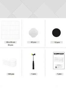 SONGMICS 2-Floor Metal Pet Playpen, 36 Grid Panels, Customisable Cage Enclosure For Small Animals, Guinea Pigs Hamster Runs, Rabbit Hutches, Includes Mallet, Indoor Use, 143 X 73 X 71 Cm, White - White - View 5